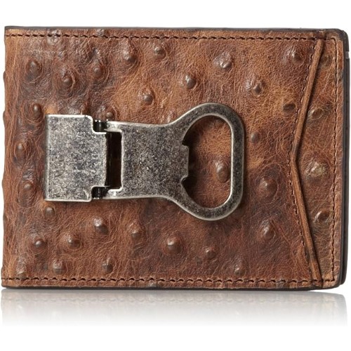 Nocona-Belt-Co-Men's-Double-Bifold-Money-Clip-Ostrich
